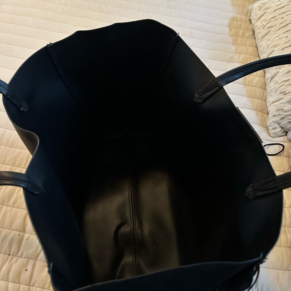 Victoria's Secret Black Tote with Fringe Details - Picture 4 of 7